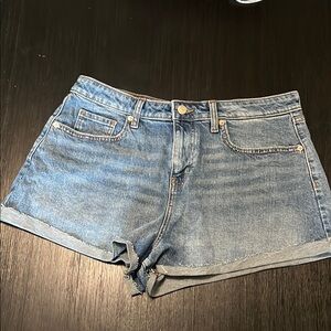 Wild Fable High Waisted Jean Shorts Classic Cut-Offs Cuffed